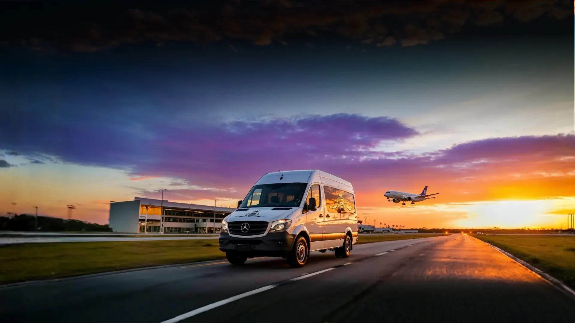 best deal shuttle van golden hour banner wide 2